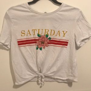 Forever 21 Saturday Crop Top